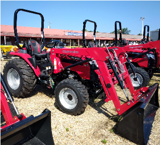 Mahindra 2638 (38HP) Hydrostat 4wd with a loader at Dixie Tractor Sales & Service