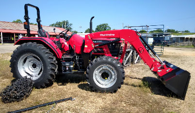 Mahindra 6075 (75HP) Open Station Power Shuttle 4wd with a loader at DIxie Tractor Sales & Service