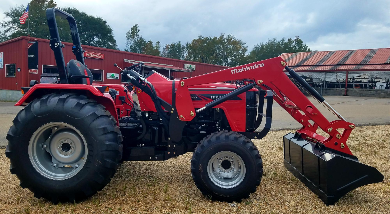 Mahindra 4550 (50HP) Gear Drive 4wd with a loader at Dixie Tractor Sales & Service